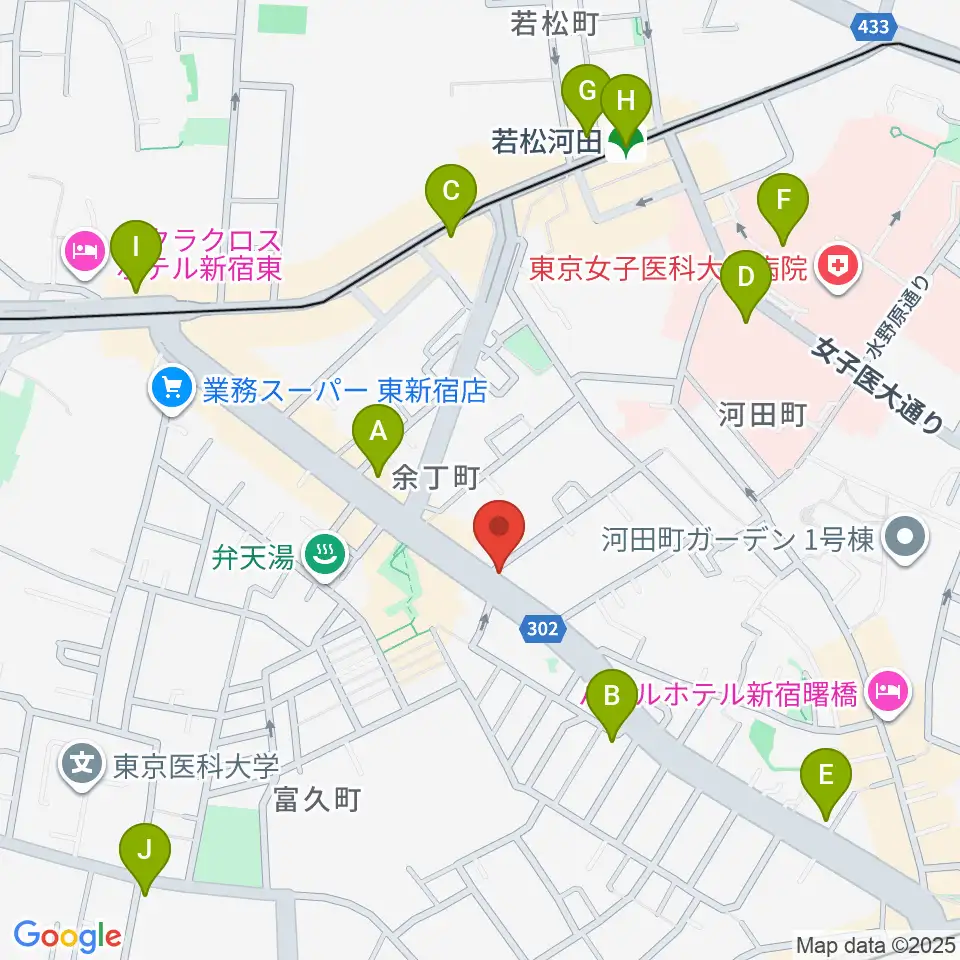 ミュージカルドッグスタジオ周辺のコンビニエンスストア一覧地図