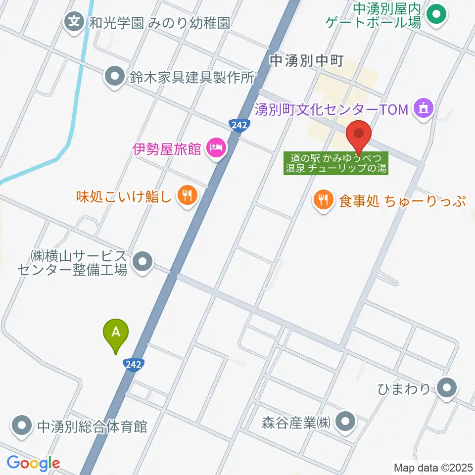 湧別町文化センターTOM周辺のコンビニエンスストア一覧地図