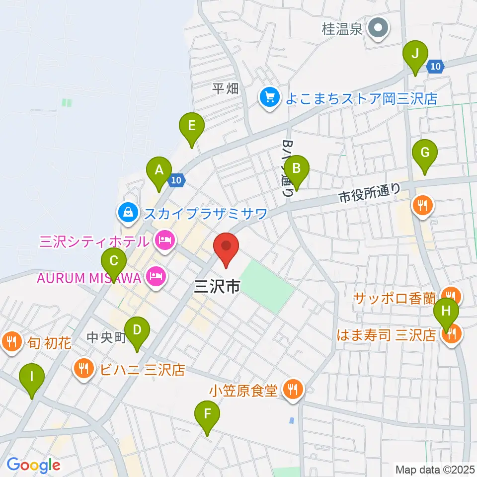 三沢市公会堂周辺のコンビニエンスストア一覧地図