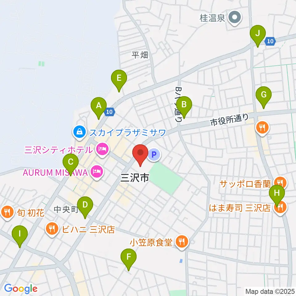 三沢市公会堂周辺のコンビニエンスストア一覧地図