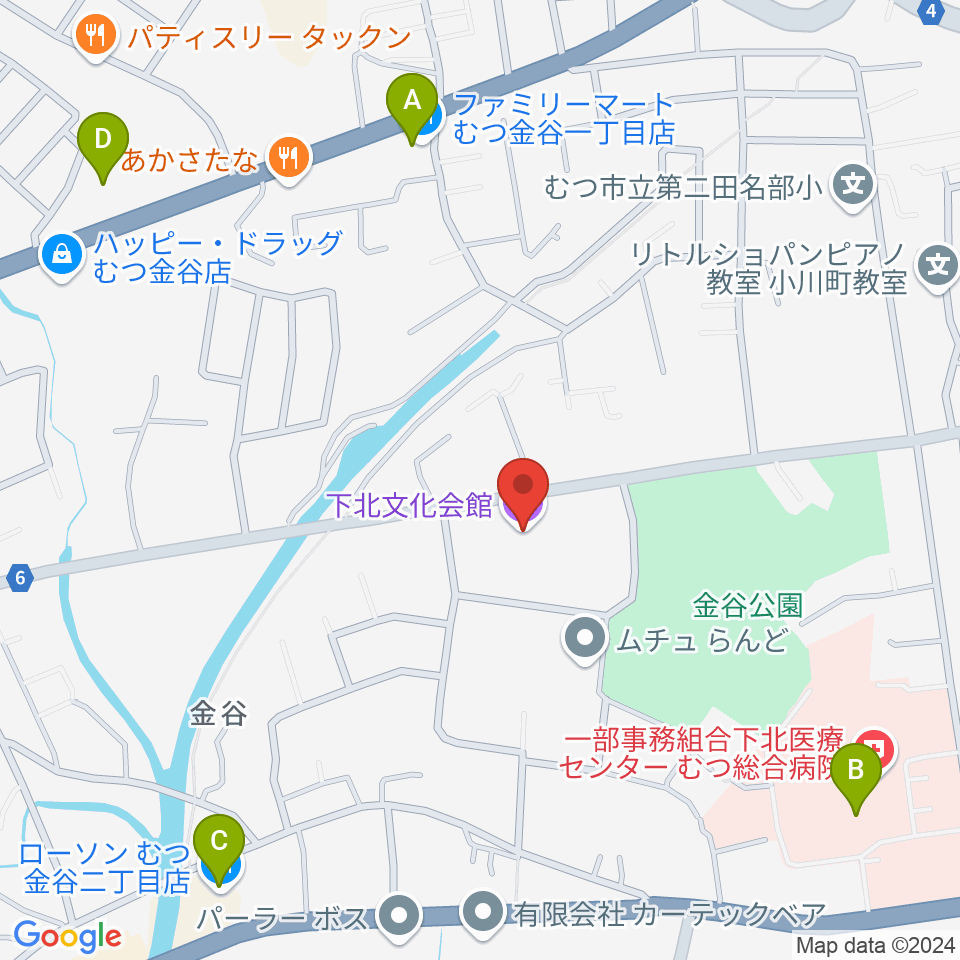 下北文化会館周辺のコンビニエンスストア一覧地図