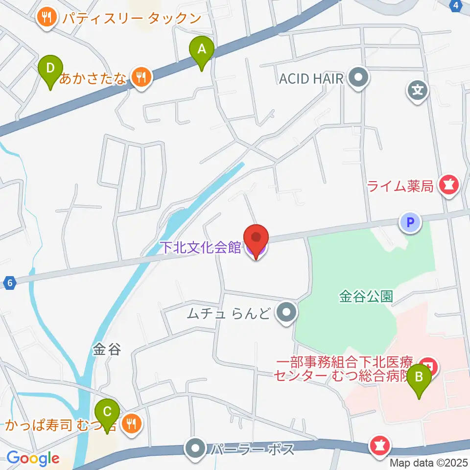 下北文化会館周辺のコンビニエンスストア一覧地図