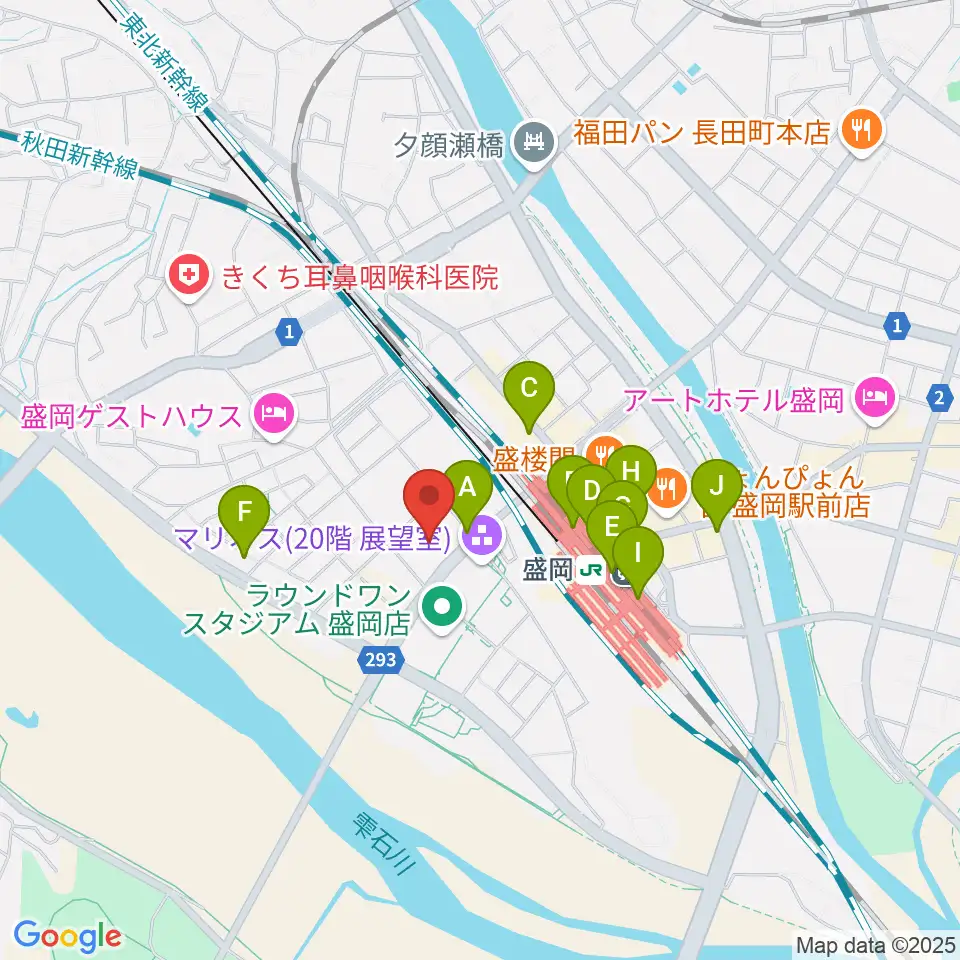 キオクシアアイーナ周辺のコンビニエンスストア一覧地図