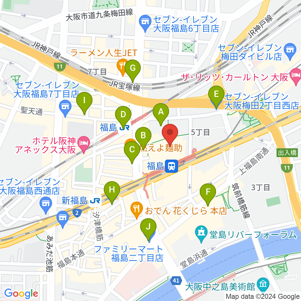 スタジオNECO周辺のコンビニエンスストア一覧地図