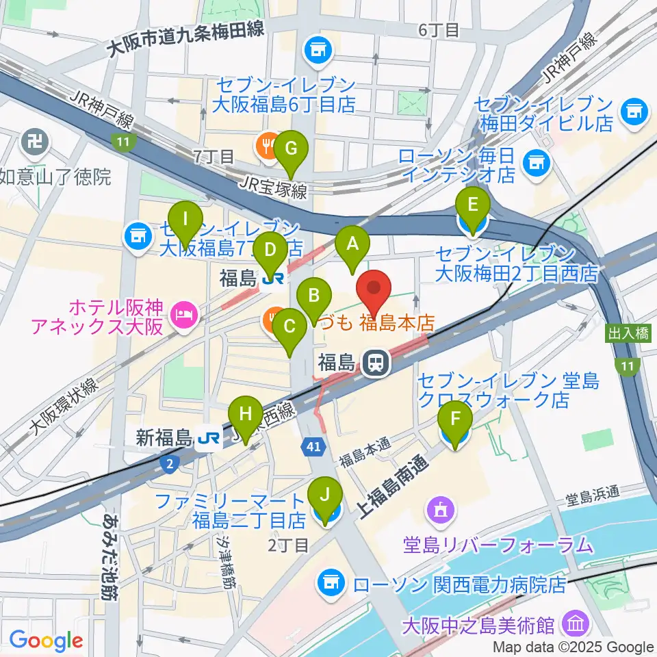 スタジオNECO周辺のコンビニエンスストア一覧地図