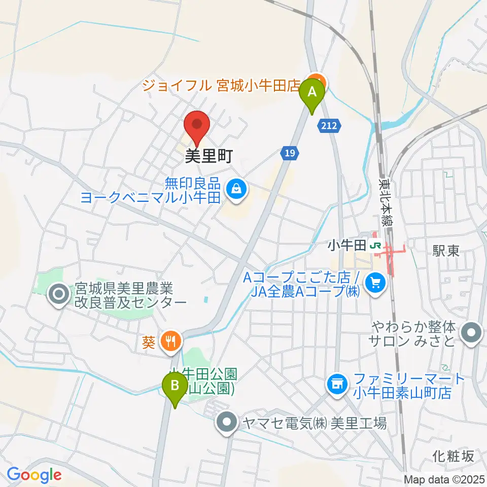 美里町文化会館周辺のコンビニエンスストア一覧地図