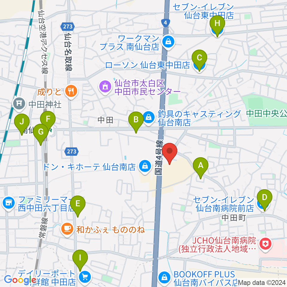 アズテックミュージアム周辺のコンビニエンスストア一覧地図