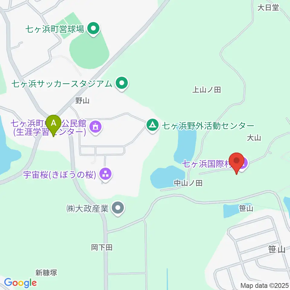 七ヶ浜国際村 国際村ホール周辺のコンビニエンスストア一覧地図