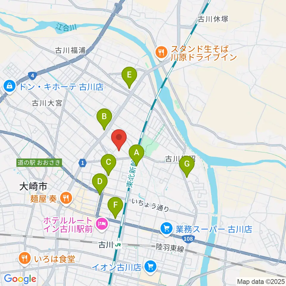 村田工務所 パタ崎さんHall おおさき周辺のコンビニエンスストア一覧地図