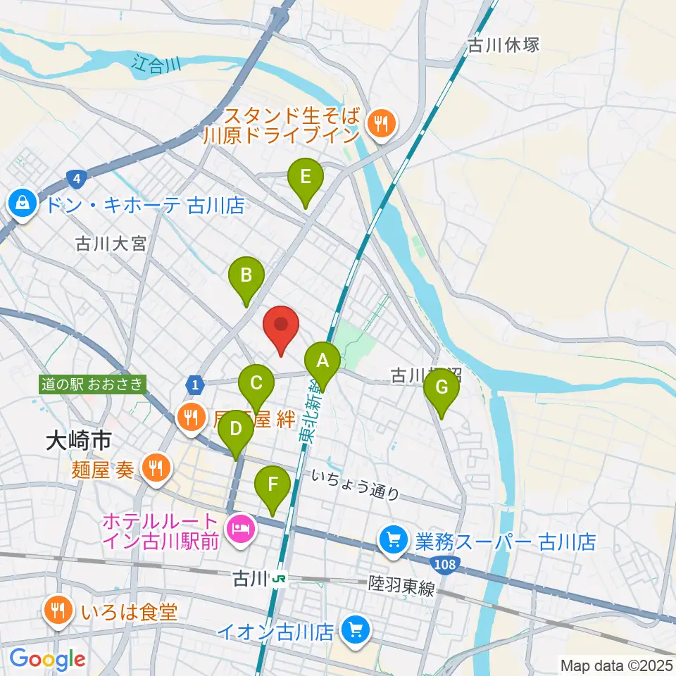 村田工務所 パタ崎さんHall おおさき周辺のコンビニエンスストア一覧地図