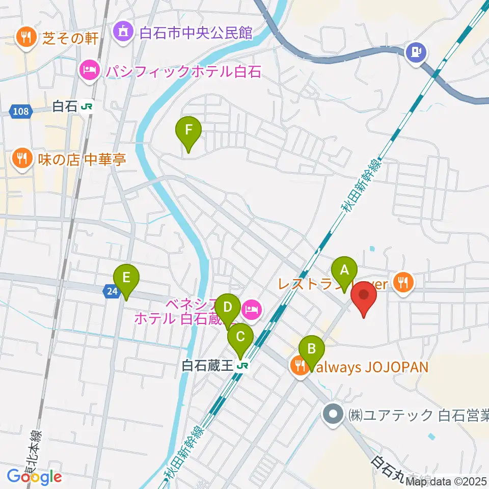 ホワイトキューブ周辺のコンビニエンスストア一覧地図