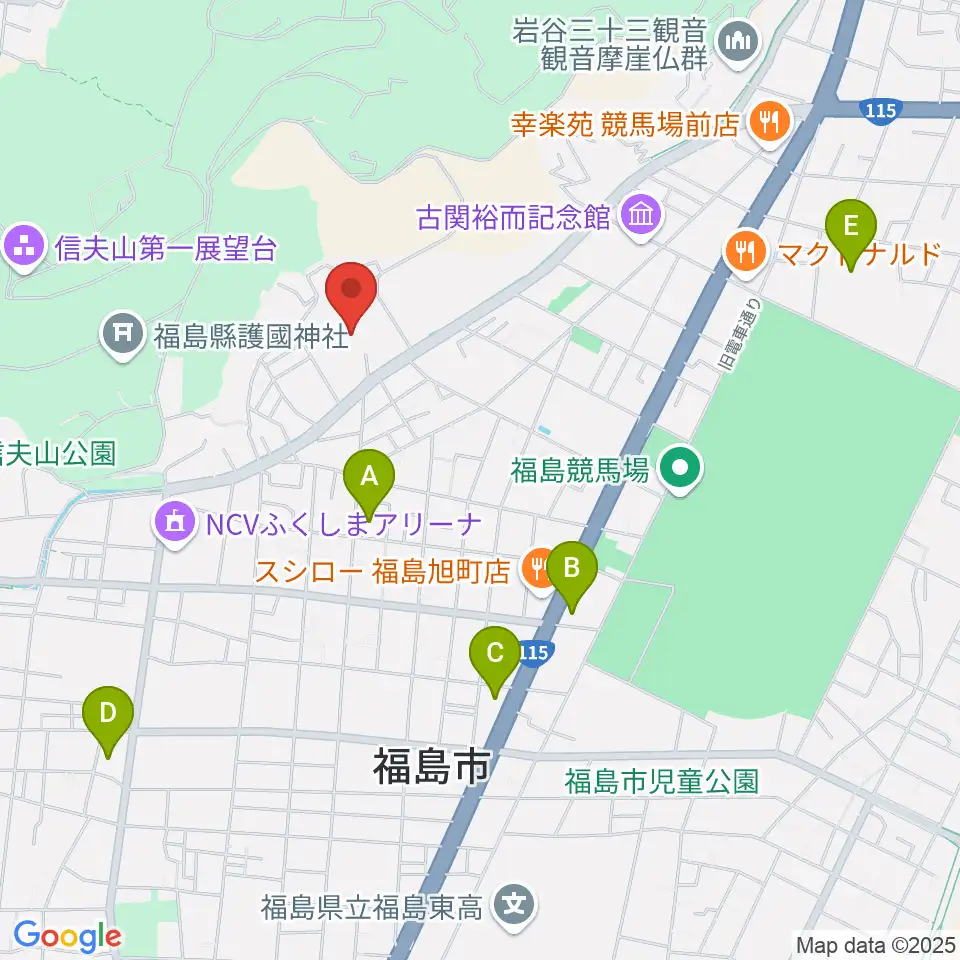 とうほう・みんなの文化センター周辺のコンビニエンスストア一覧地図