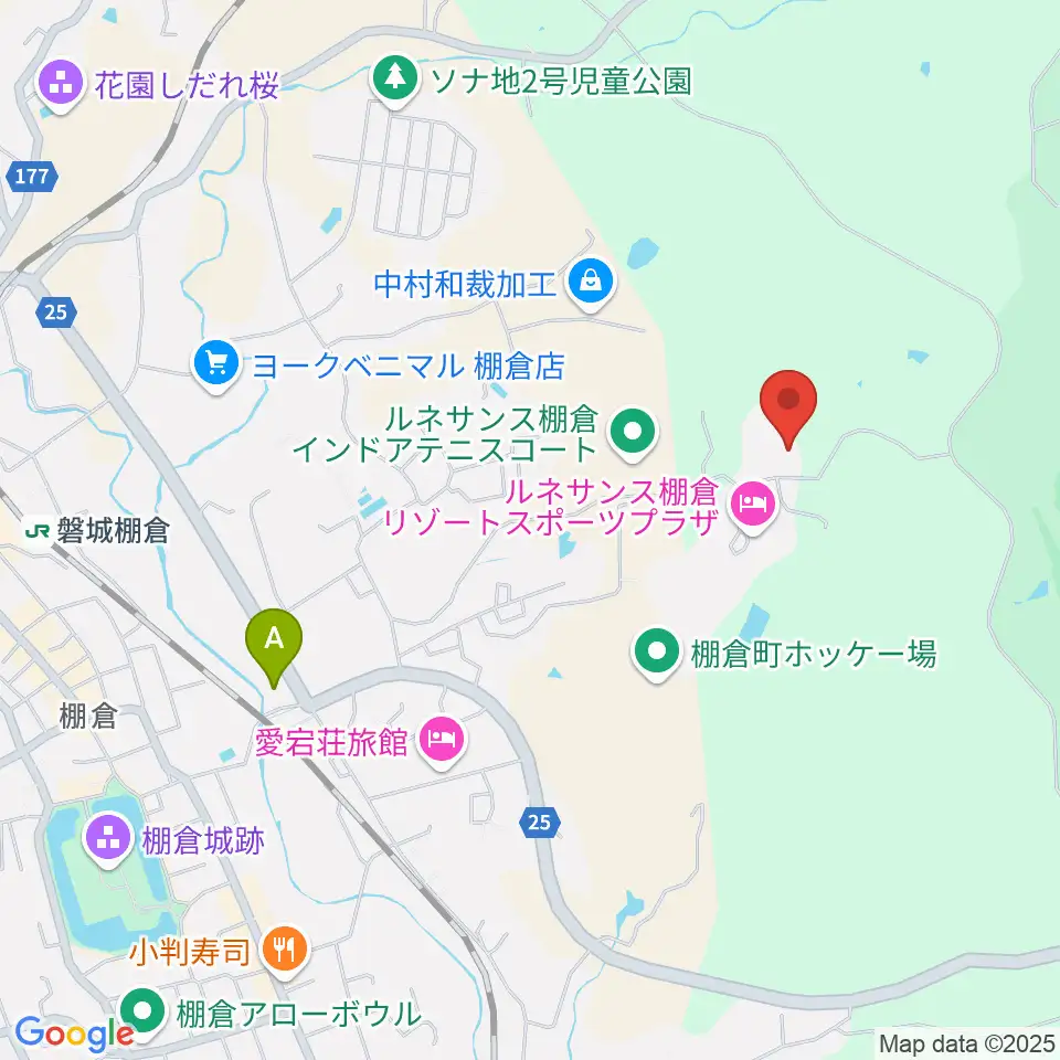 棚倉町文化センター 倉美館周辺のコンビニエンスストア一覧地図