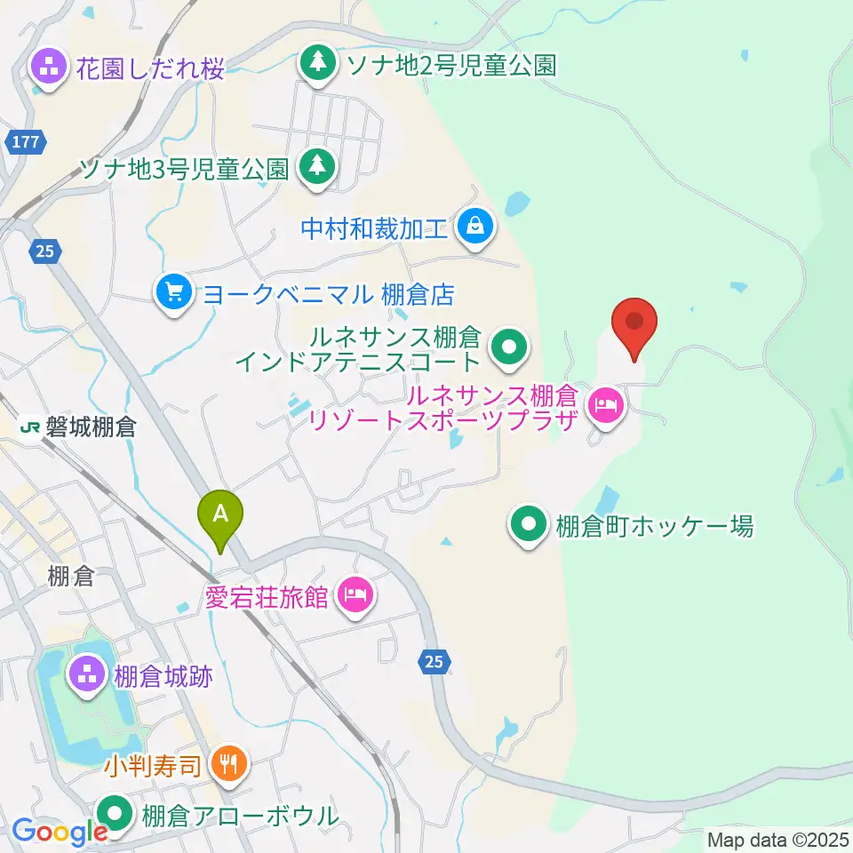 棚倉町文化センター 倉美館周辺のコンビニエンスストア一覧地図