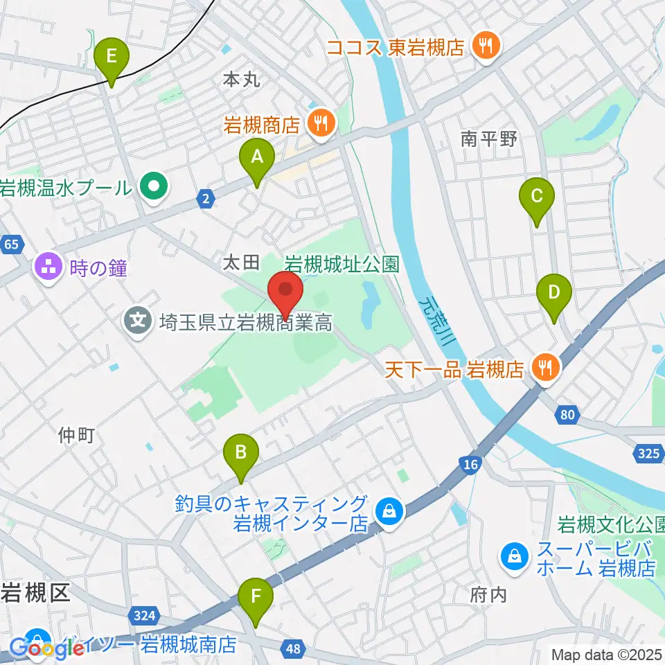 さいたま市民会館いわつき周辺のコンビニエンスストア一覧地図