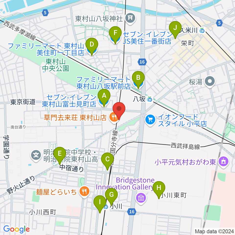 Rescue5 Music Academy周辺のコンビニエンスストア一覧地図