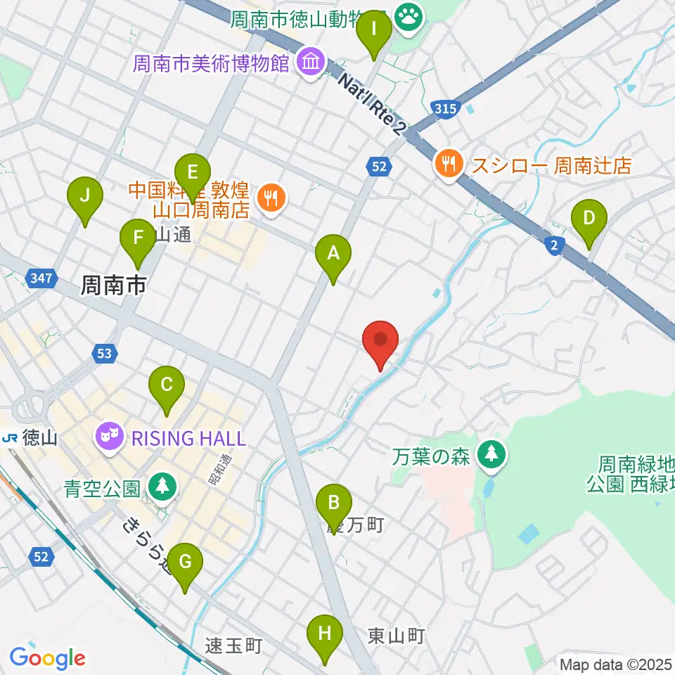 グランドミック周南楽器 御弓店周辺のコンビニエンスストア一覧地図