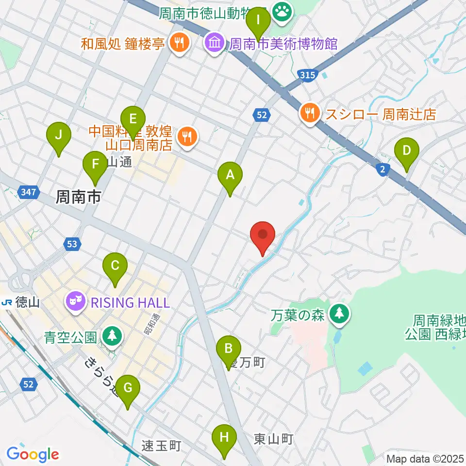 グランドミック周南楽器 御弓店周辺のコンビニエンスストア一覧地図