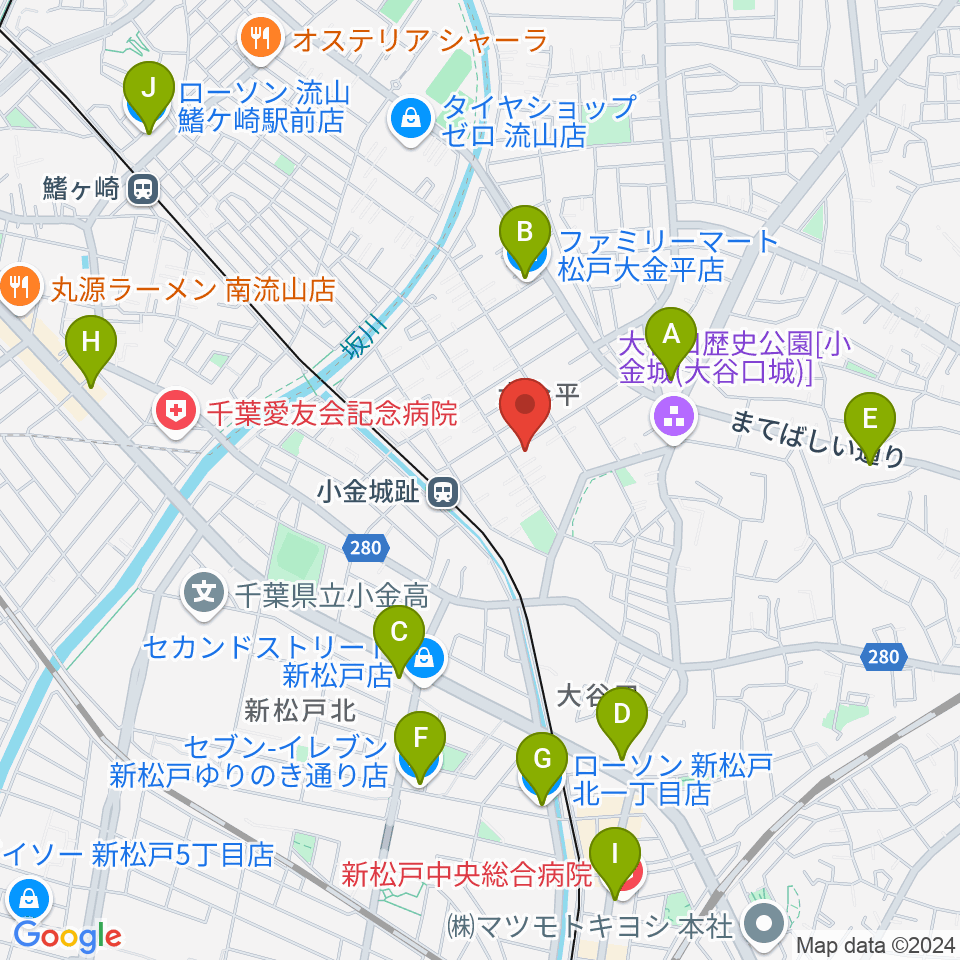 りべるて2周辺のコンビニエンスストア一覧地図