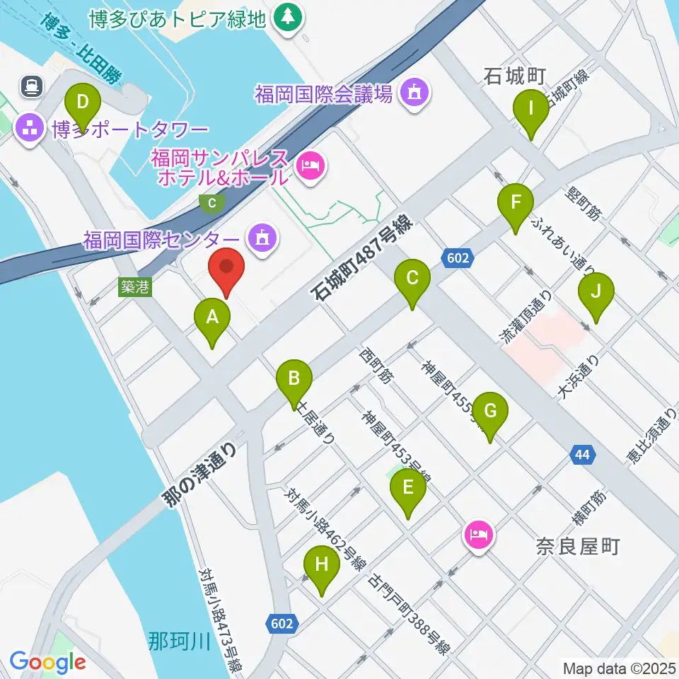 FineSound 築港店周辺のコンビニエンスストア一覧地図