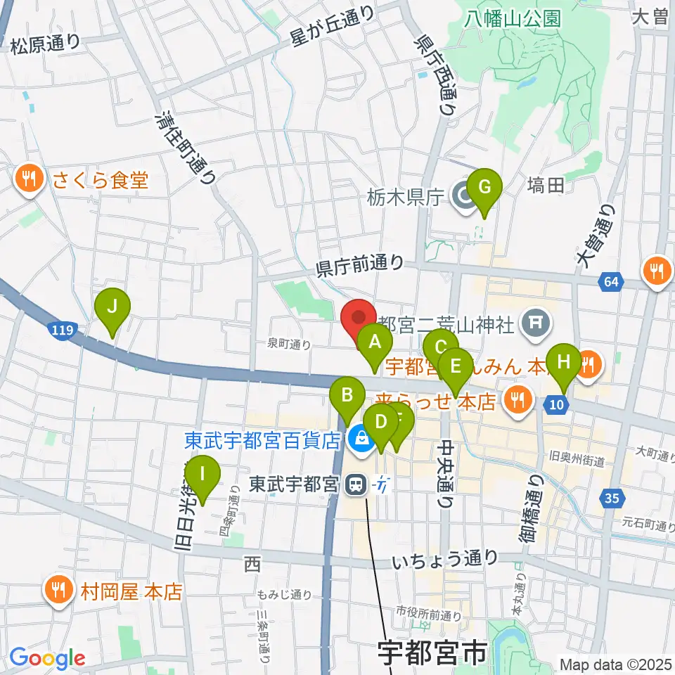 Jazz Spot 近代人周辺のコンビニエンスストア一覧地図