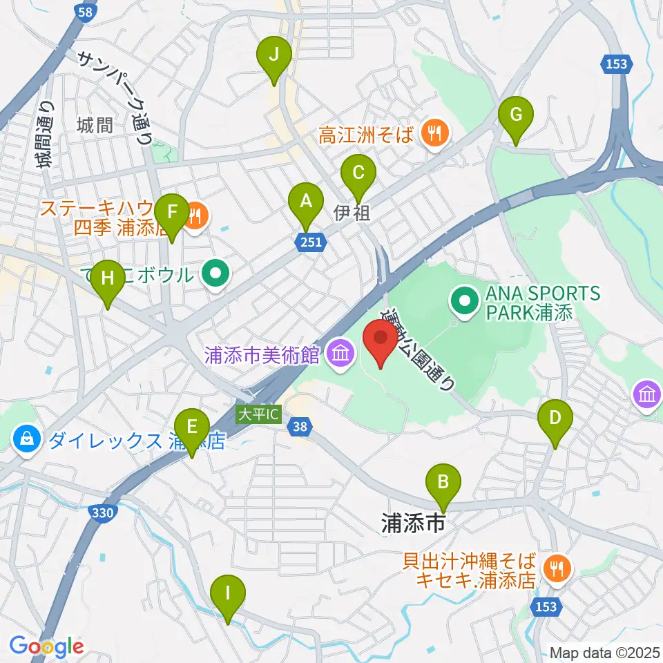 アイム・ユニバース てだこホール周辺のコンビニエンスストア一覧地図