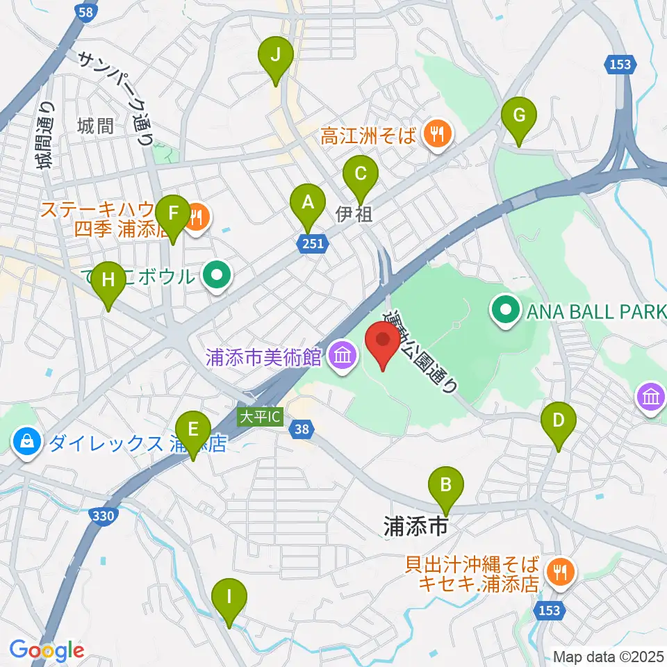 アイム・ユニバース てだこホール周辺のコンビニエンスストア一覧地図