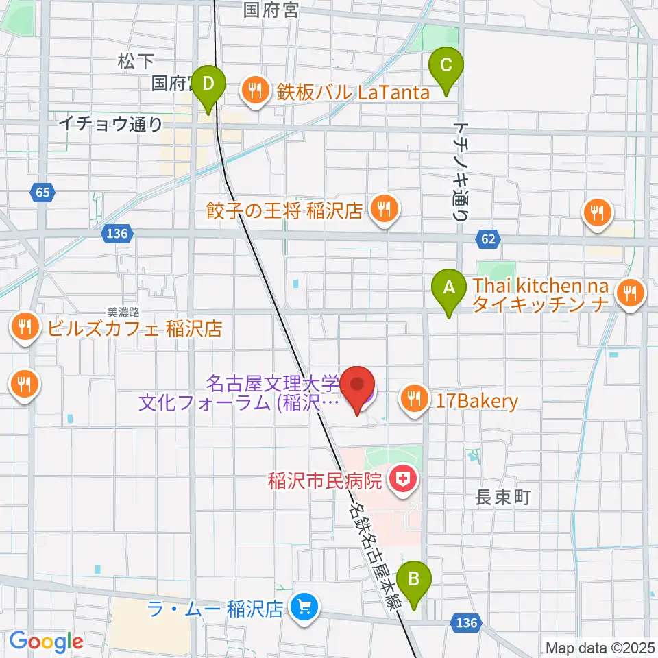 名古屋文理大学文化フォーラム周辺のコンビニエンスストア一覧地図