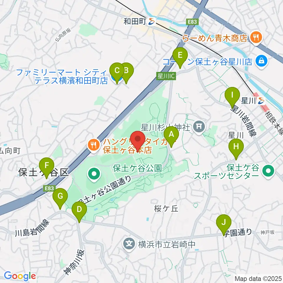 かながわアートホール周辺のコンビニエンスストア一覧地図