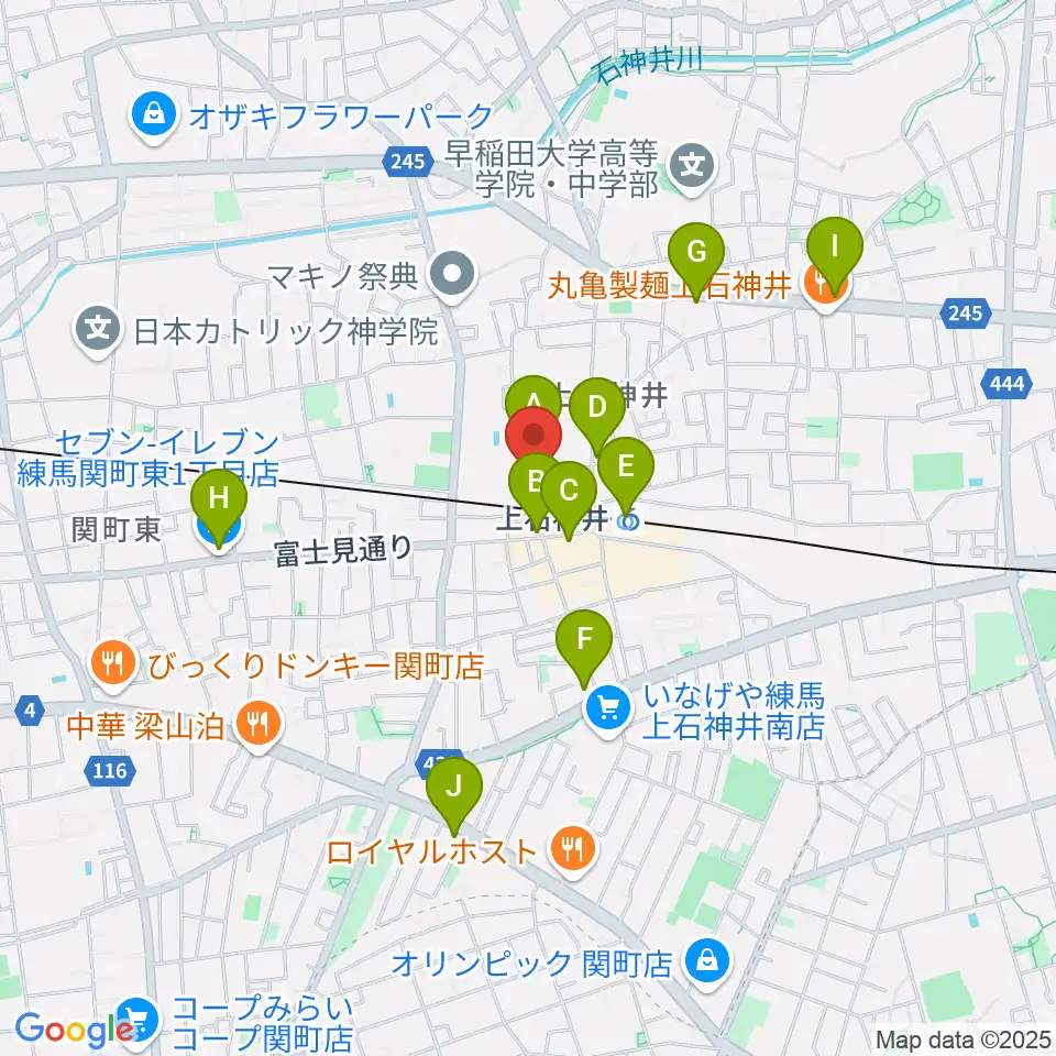 スタジオセイショウ周辺のコンビニエンスストア一覧地図