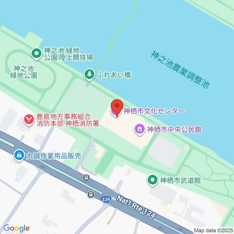 神栖市文化センター周辺のコンビニエンスストア一覧地図