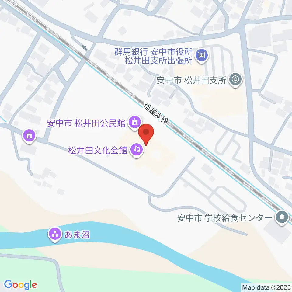 松井田文化会館周辺のコンビニエンスストア一覧地図