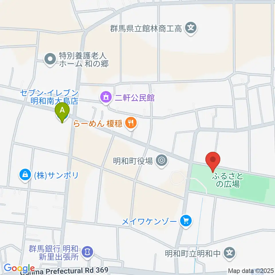 日本キャンパックホール周辺のコンビニエンスストア一覧地図