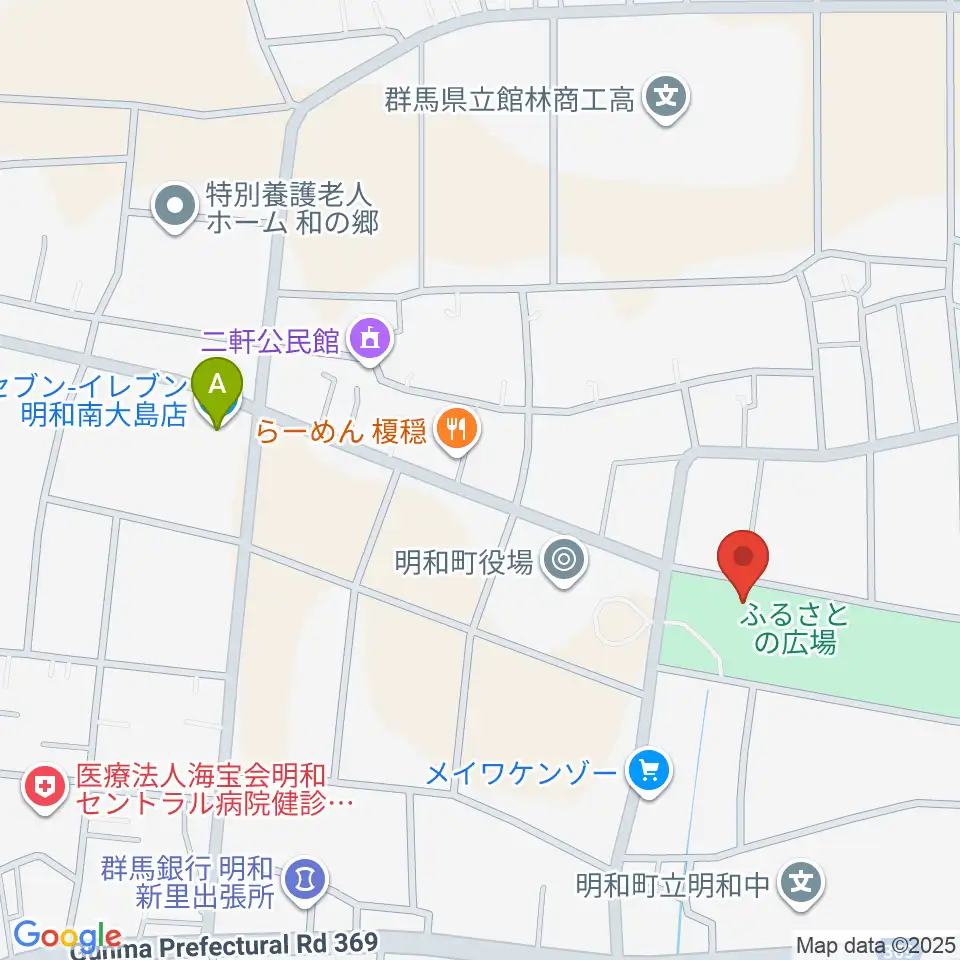 日本キャンパックホール周辺のコンビニエンスストア一覧地図