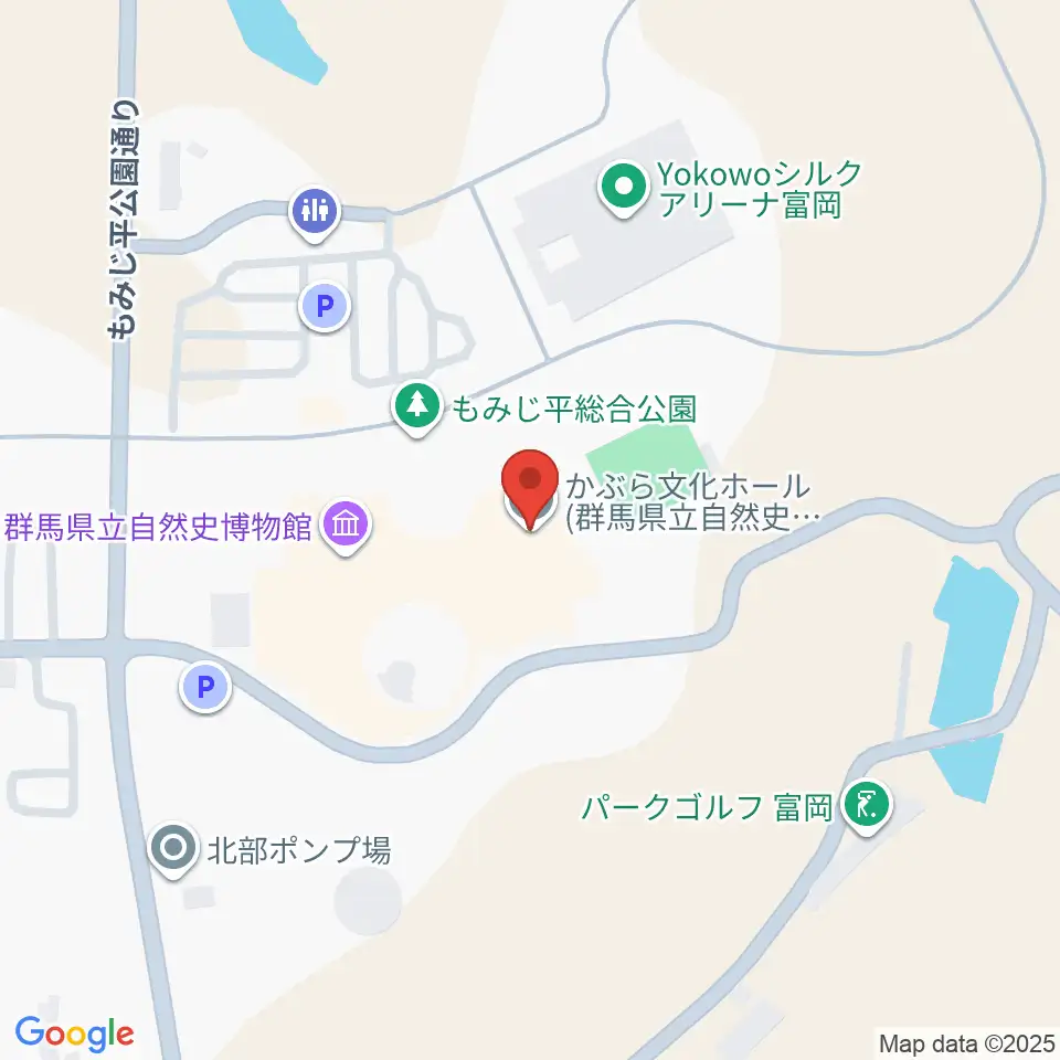 富岡市かぶら文化ホール周辺のコンビニエンスストア一覧地図