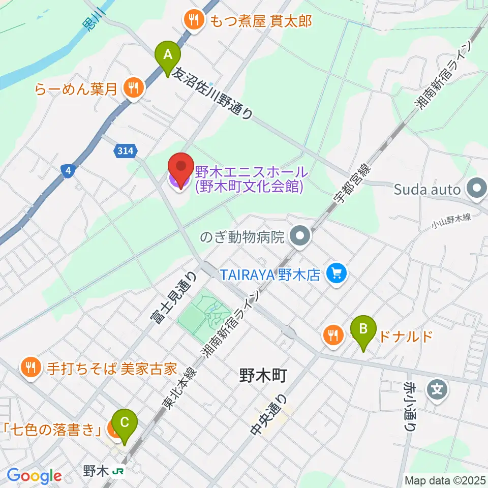 日東工業エニスホール周辺のコンビニエンスストア一覧地図