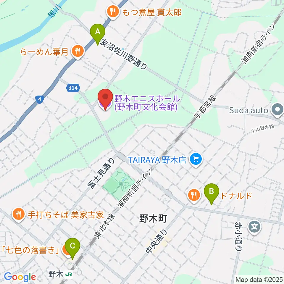 日東工業エニスホール周辺のコンビニエンスストア一覧地図