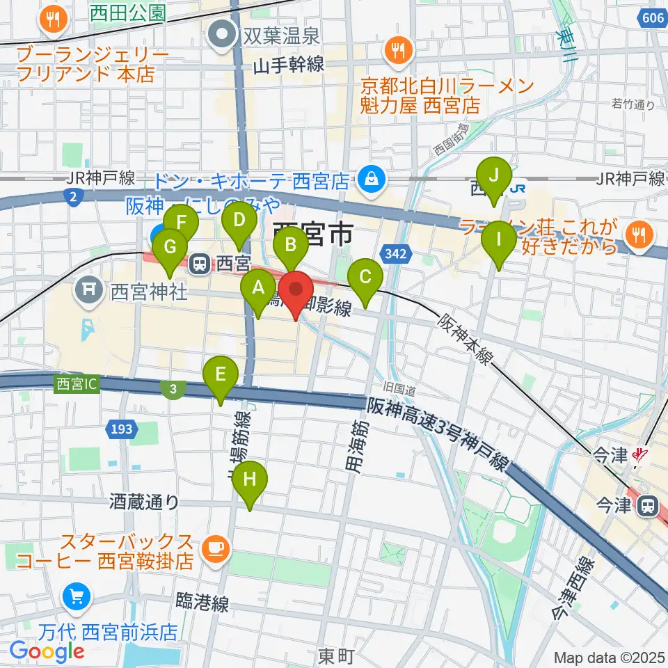 LiveSpot Penguin周辺のコンビニエンスストア一覧地図